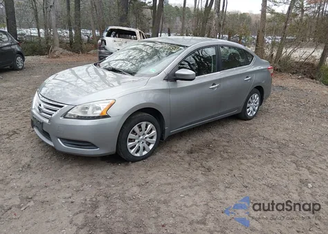 2014 Nissan Sentra S from USA, damaged, VIN 3N1AB7AP9EL607238